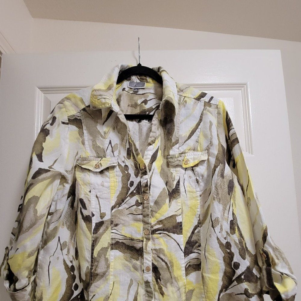 ‎JM Collection Blouse shirt jacket Size: L